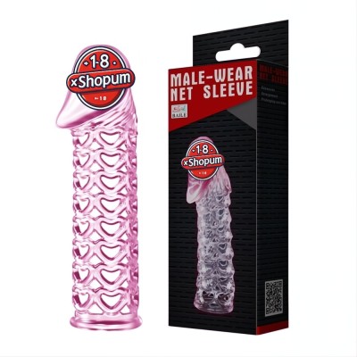 11,5 cm Silikon Şeffaf Penis Kılıfı