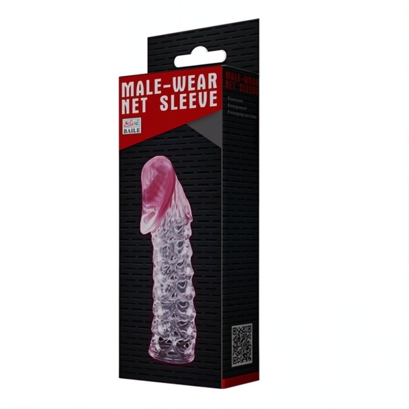 11,5 cm Silikon Şeffaf Penis Kılıfı