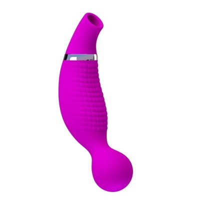 12 Fonksiyonlu Emme + Titreşimli 3 Başlıklı USB Şarjlı Klitoris Uyarıcı – Romance 3 in 1