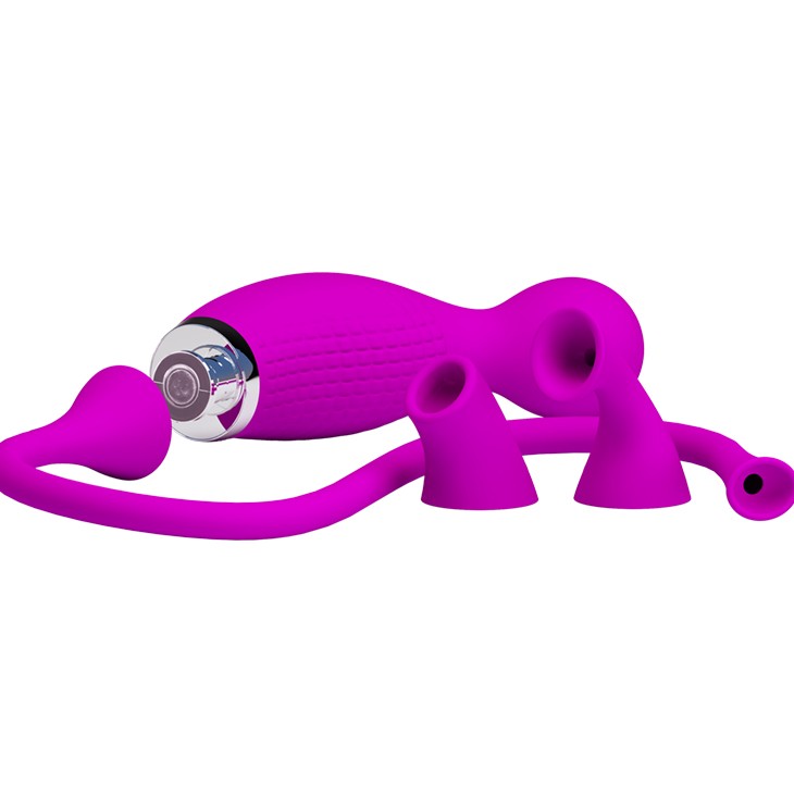 12 Fonksiyonlu Emme + Titreşimli 3 Başlıklı USB Şarjlı Klitoris Uyarıcı – Romance 3 in 1