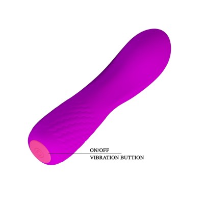 12 Fonksiyonlu USB Şarjlı G-Spot Vibratör - Alice (Mor)