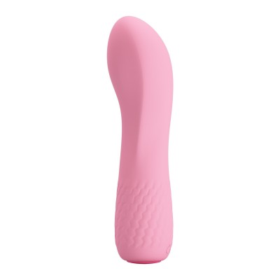 12 Fonksiyonlu USB Şarjlı G-Spot Vibratör - Alice (Pembe)