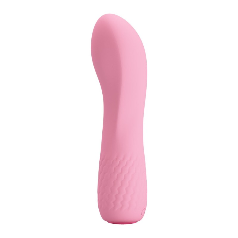 12 Fonksiyonlu USB Şarjlı G-Spot Vibratör - Alice (Pembe)