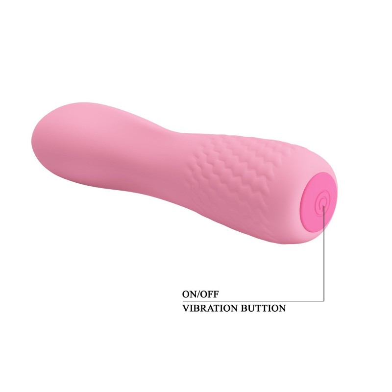 12 Fonksiyonlu USB Şarjlı G-Spot Vibratör - Alice (Pembe)