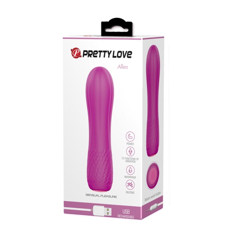 12 Fonksiyonlu USB Şarjlı G-Spot Vibratör - Allen