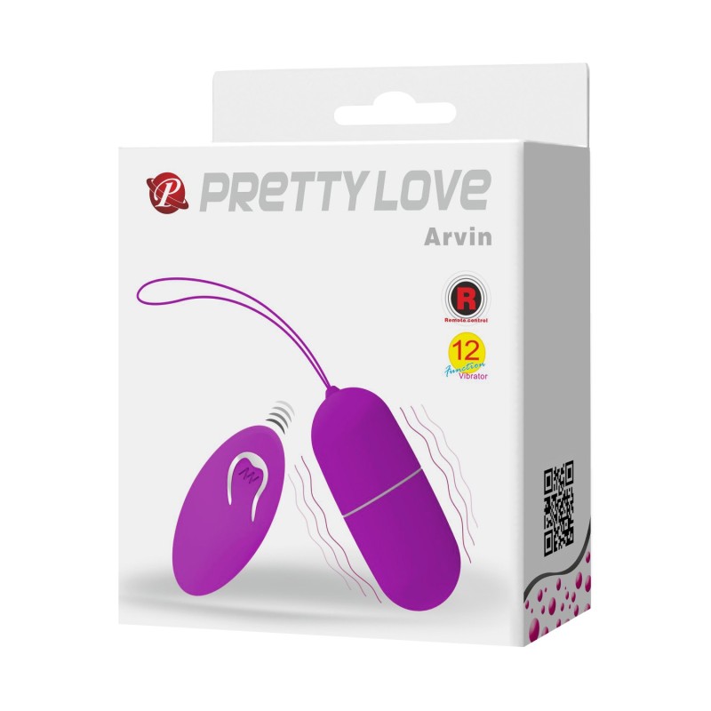 12 Fonksiyonlu Uzaktan Kumandalı Titreşimli Vibratör Yumurta - Arvin