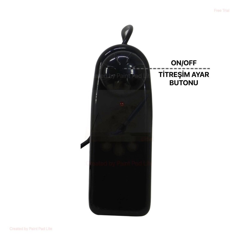 17,5 cm Belden Bağlamalı İçi Boş Titreşimli Strapon Melez Penis - Stark