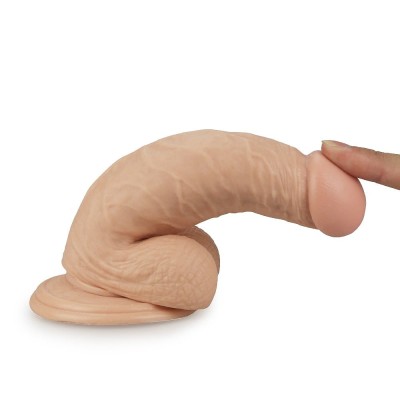 17 cm Realistik Vantuzlu Belden Bağlamalı Anal Vajinal Dildo Penis
