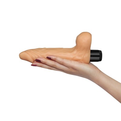 20.3 cm Realistik Cyberskin Titreşimli Anal Vajinal Dildo Penis