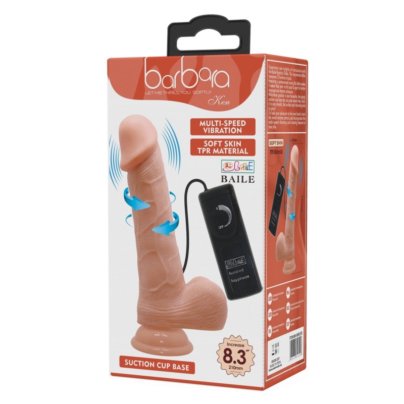 21 cm Kumandalı Belden Bağlamalı 360° Oynar Başlı Titreşimli Vibratör Realistik Penis Dildo