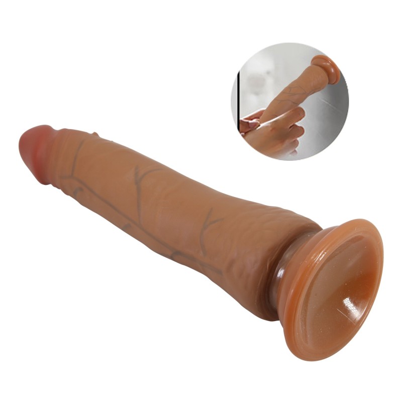 21 cm SoftSkin Melez Realistik Dildo Penis