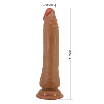 21 cm SoftSkin Melez Realistik Dildo Penis