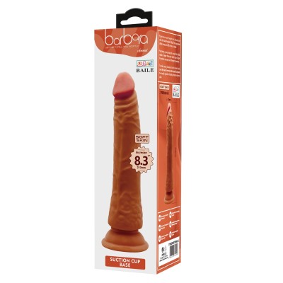 21 cm SoftSkin Melez Realistik Dildo Penis