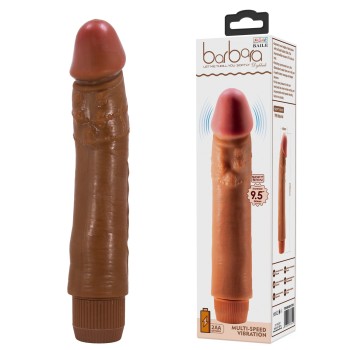 24 cm Realistik Güçlü Titreşimli Melez Dildo Penis