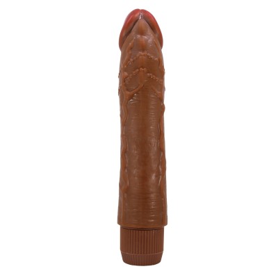 24 cm Realistik Güçlü Titreşimli Melez Dildo Penis