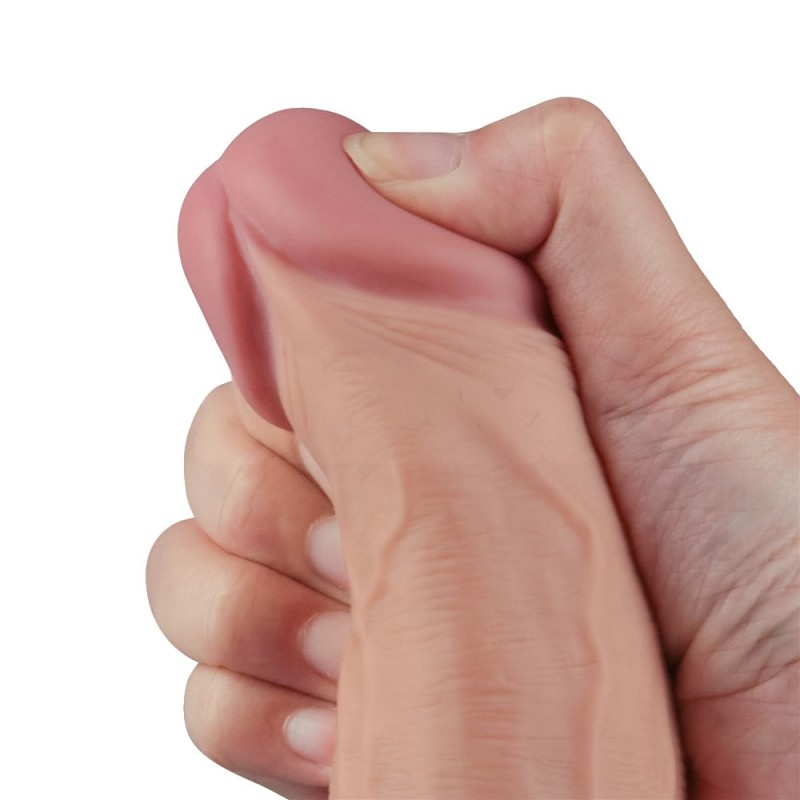 25.3 cm USB Şarjlı Yeni Nesil Realistik Titreşimli Ten Dildo Penis