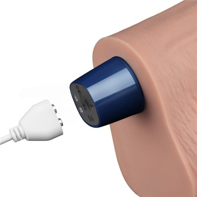 25.3 cm USB Şarjlı Yeni Nesil Realistik Titreşimli Ten Dildo Penis