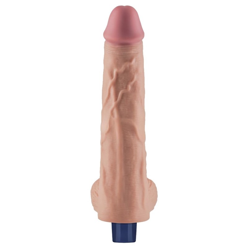25.3 cm USB Şarjlı Yeni Nesil Realistik Titreşimli Ten Dildo Penis
