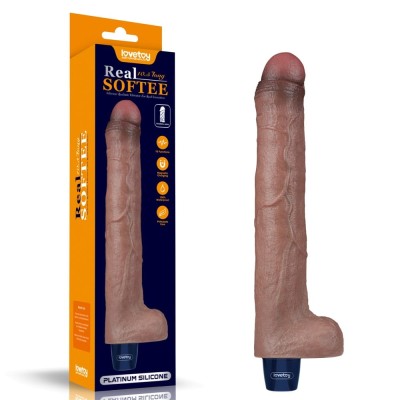 26.5 cm USB Şarjlı Yeni Nesil Realistik Titreşimli Dildo Penis
