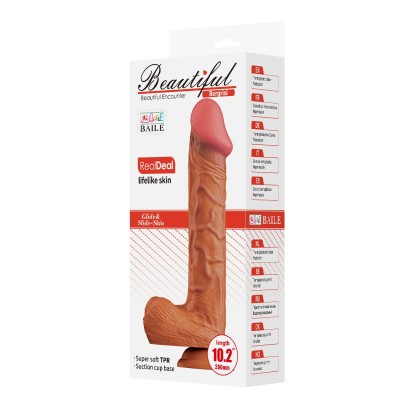 26 cm Ten Dokulu Gerçekçi Dildo Penis – Bergrisi