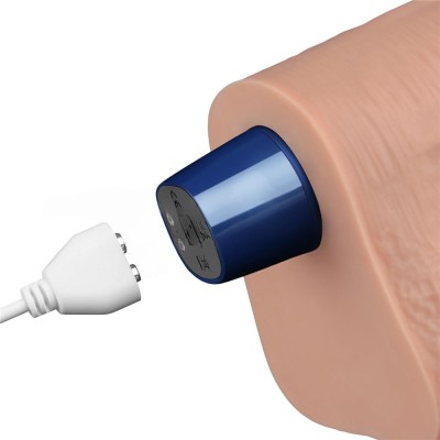 27.2 cm USB Şarjlı Yeni Nesil Realistik Titreşimli Ten Dildo Penis