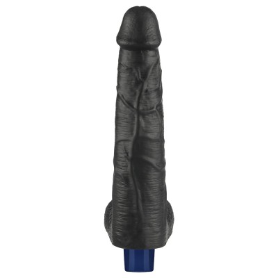 27.2 cm USB Şarjlı Yeni Nesil Realistik Titreşimli Zenci Dildo Penis