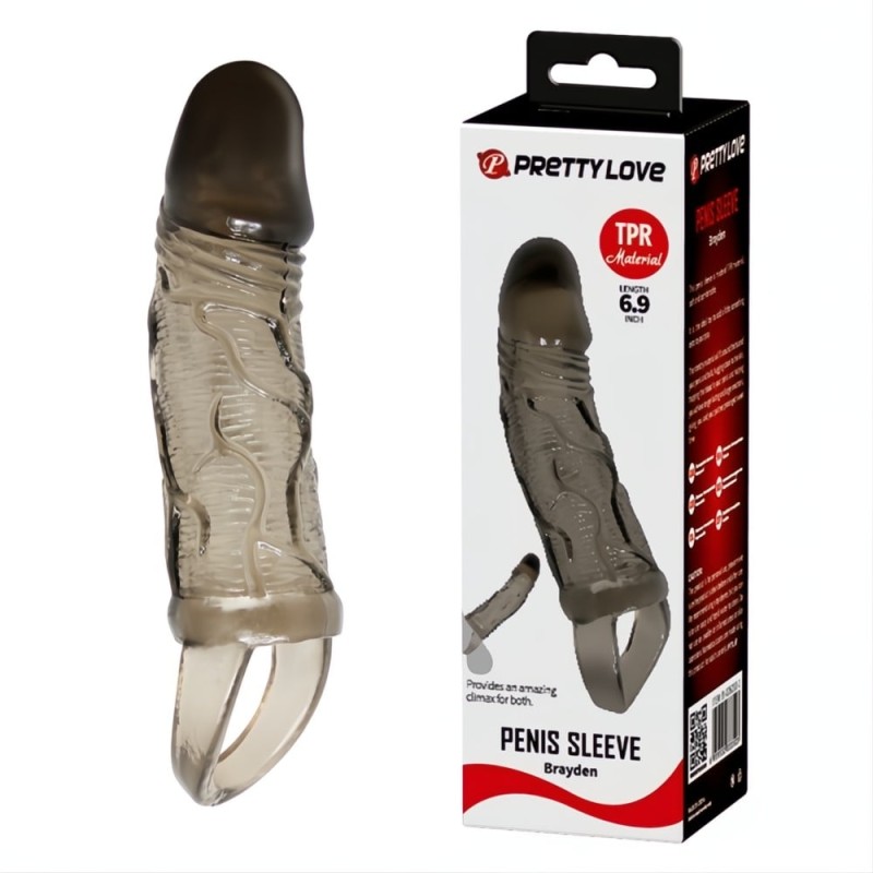 3 cm Dolgulu Penis Kılıfı Zenci