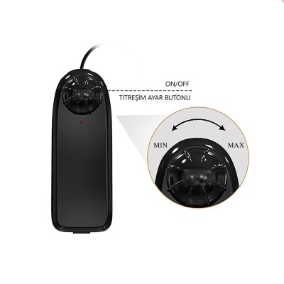 Belden Bağlamalı 21,8 cm Çift Katmanlı Gerçekçi Titreşimli Dildo Vibratör Penis - Bahamut