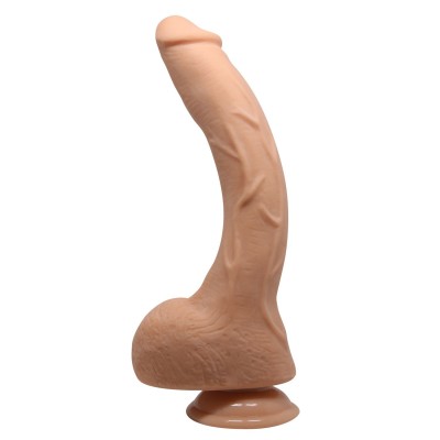 Belden Bağlamalı 27 cm Gerçekçi Kalın Dildo Penis - Jack