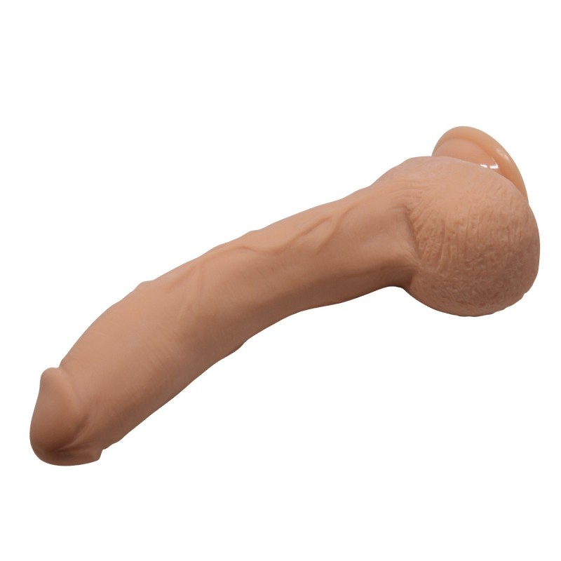 Belden Bağlamalı 27 cm Gerçekçi Kalın Dildo Penis - Jack