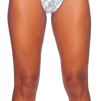 Beyaz Dantelli Tanga TM1165