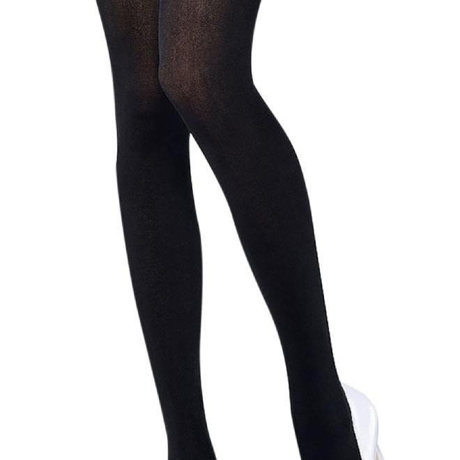 Beyaz Fiyonklu Siyah Jartiyer Çorabı TM1196