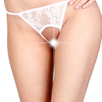 Beyaz Özel Bölgesi Açık Fantazi String TM1163