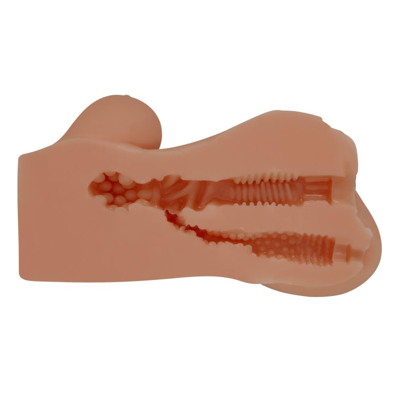 Büyük Göğüslü Realistik Suni Vajina Anal Mastürbatör Melez - Hannah