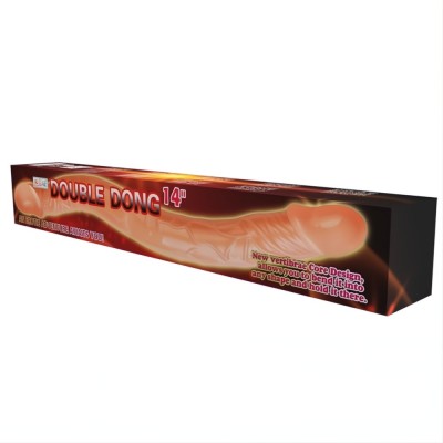 Double Dong Çift Taraflı İki Yönlü Esnek Dildo Kıkırdaklı Penis 36 Cm