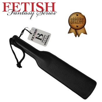 Fetiş Deri BDSM Şaplak Tokmak –  Siyah