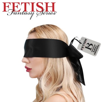 Fetiş Saten Göz Bağlama Bandı – Siyah