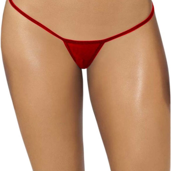 Kırmızı Tül Tanga TM1115