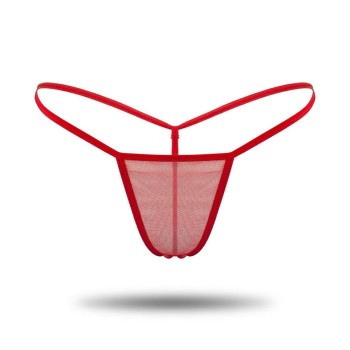 Leyna Kırmızı Tül Tanga TM1115