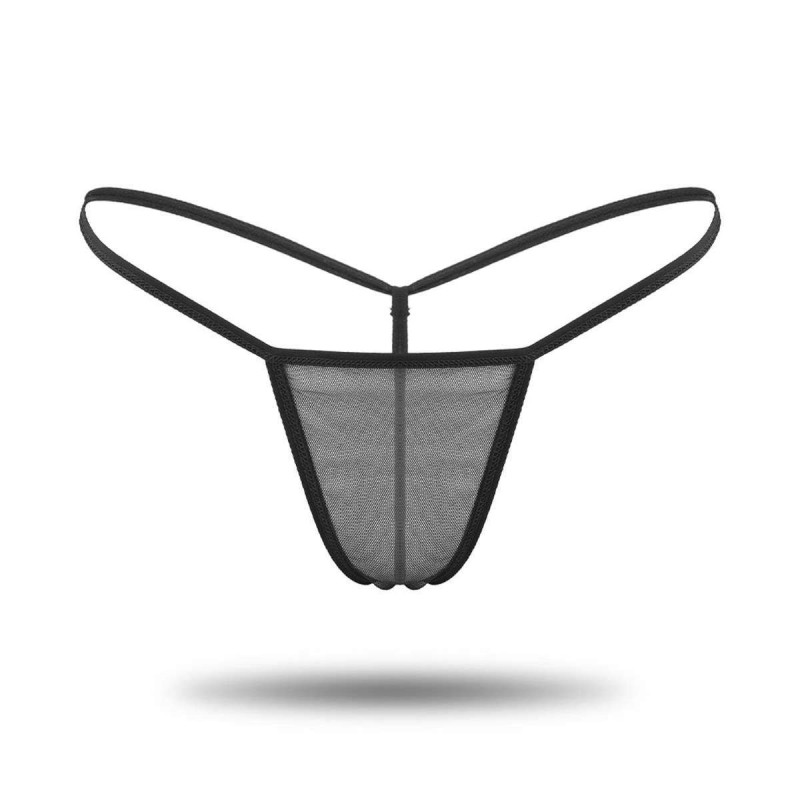 Leyna Siyah Tül Tanga TM1114