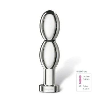 Mystim O Thello Çelik Anal ve Vajinal Elektirik Şoklu Dildo