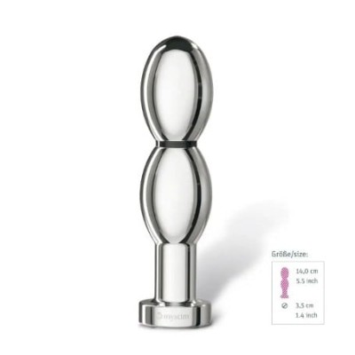 Mystim O Thello Çelik Anal ve Vajinal Elektirik Şoklu Dildo