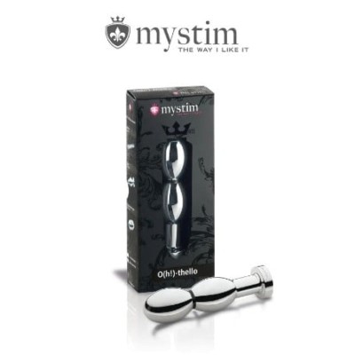 Mystim O Thello Çelik Anal ve Vajinal Elektirik Şoklu Dildo