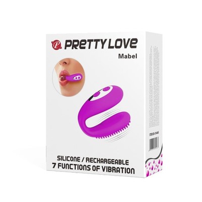 Oral Seks Stimülatörü Titreşimli Silikon Ağız Halkası - Mabel