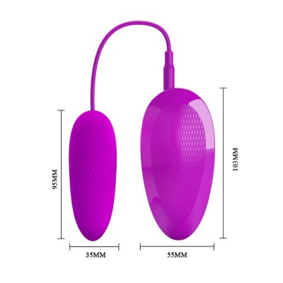 Şarjlı İleri–Geri Hareketli Titreşimli Vajinal Yumurtası – Naughty Egg