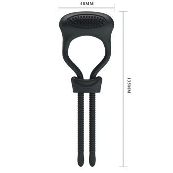 Titreşimli Penis Sıkıcı Halkası Prostat Kelepçe Yüzüğü - Curitis