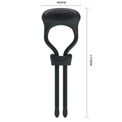 Titreşimli Penis Sıkıcı Halkası Prostat Kelepçe Yüzüğü - Curitis