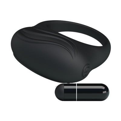 Titreşimli Silikon Penis Halkası - Bertram