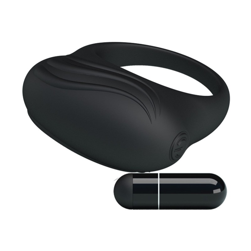 Titreşimli Silikon Penis Halkası - Bertram