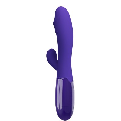 USB Şarjlı 30 Titreşim Modlu Çift Uyarımlı G-Spot ve Klitoral Vibratör - Snappy-Youth